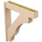 Ekena Millwork 7 1/2-in W x 36-in D x 44-in H Balboa Block Rough Cedar Woodgrain TimberThane Outlooker, Primed Tan OUTUR075X36X44BOA44RCPR - alternate 4
